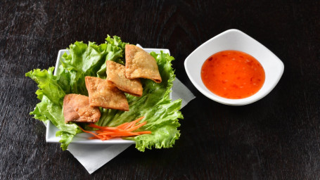 Crab Rangoon (4 Pcs) Hoành Thánh Cua