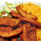 Pollo Con Arroz (Breaded Fried Chicken With Rice)