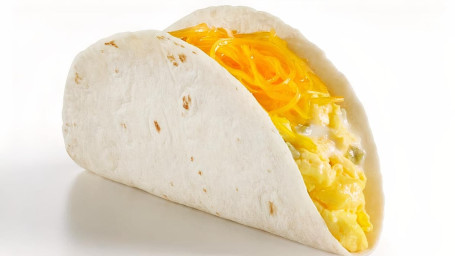 Double Cheese Breakfast Taco