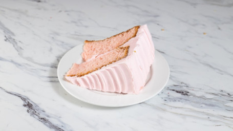 Pink Champagne Cake Slice