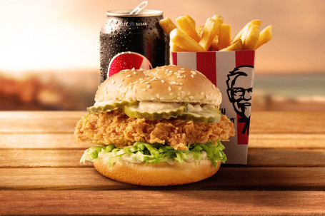 Famous Chicken Burger Combo