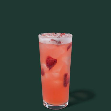 Limonadă Açaí Cu Căpșuni Băutură Răcoritoare Starbucks