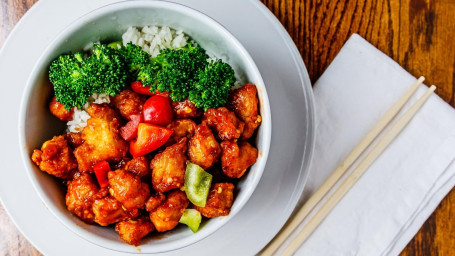 Hot Fried Chicken Rice Bowl