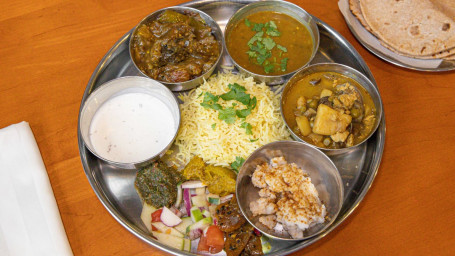 Vegan Seasonal Thali (Plate)