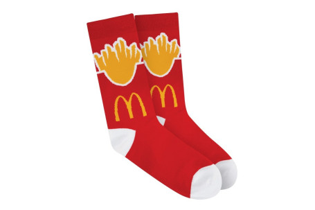 Adult Fries Silly Socks