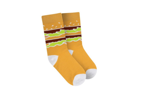 Child Big Mac Silly Socks