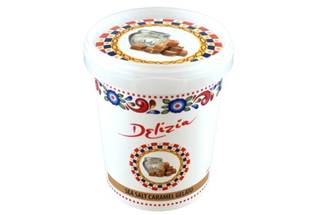 Delizia Sea Salt Caramel Gelato 500Ml