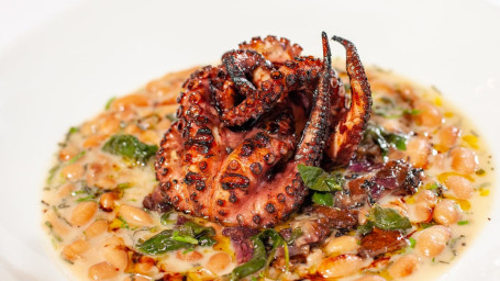 Wood-Grilled Crispy Baby Octopus