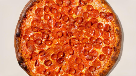 Ny Style Hand Stretched Thin Crust Pepperoni Overload Pizza (12 Small)