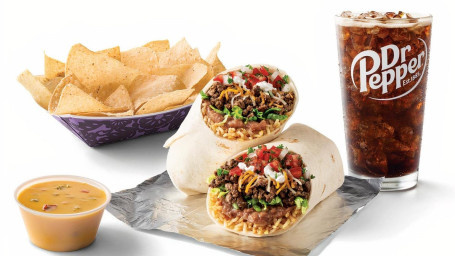 8. Ground Beef Burrito Combo