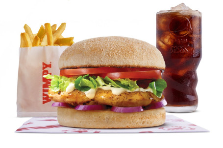 Griddled Chicken Burger Meal