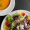 Falafel Salad Soup Combo (Gf V)