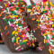 Krispy Pop With Rainbow Sprinkles