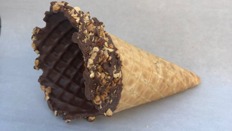 Decorated Waffle Cone With Penuts