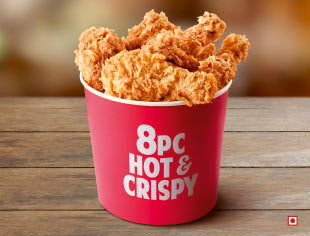 Hot Crispy Chicken -8 Buc