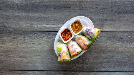 02. Fresh Vegetable Spring Rolls