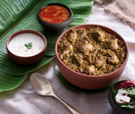 Gongura Mushroom Millet Pulao