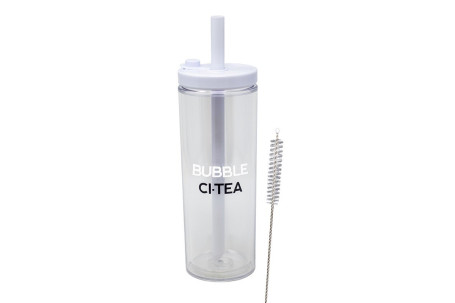 White Bubble CiTea Reusable Cup