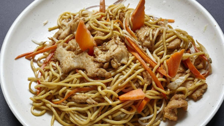 Chicken Cantonese Lo Mein (Egg Noodles)