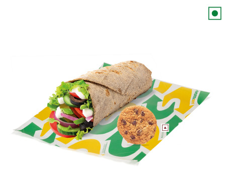 Cookie With Veg Signature Wrap Combo