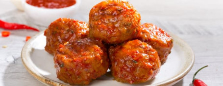 Chicken Meatballs Peri-Peri Sauce