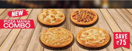 Posiłek Dla 4 Osób: Veg Pizza Mania Party Combo
