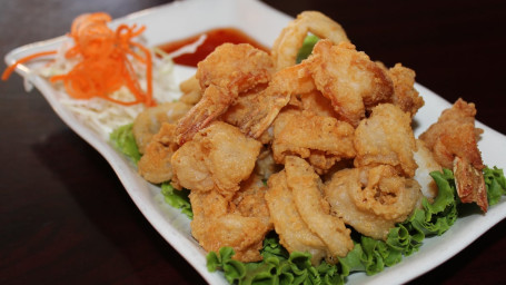 Koo Ruk (Fried Shrimp And Calamari)