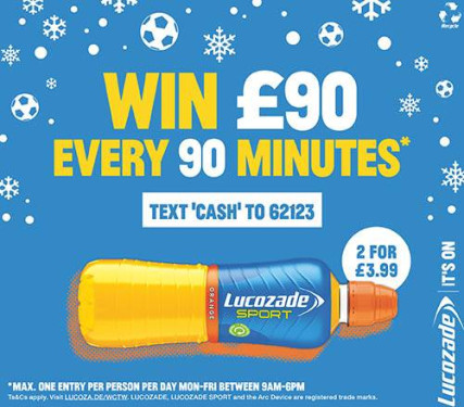 Lucozade 2 Til £3,99