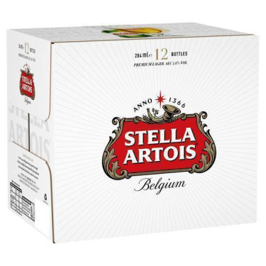 Stella Artois 4.6% 12X284Ml Original Price £18.59