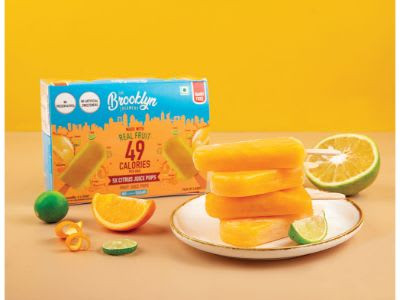 5X Frugtjuice Popsicles Citrusfrugter (4 X 55 Ml)