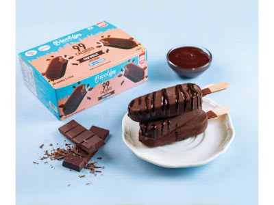 Chocoholic Dark Chocolate Coated Ice Cream Bars Multipack 4 X 55Ml
