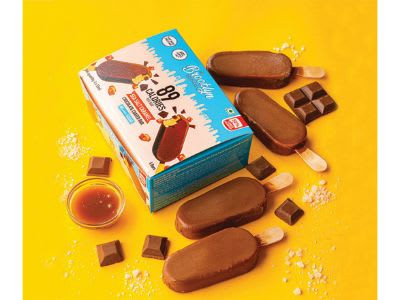 Sea Salt Caramel Milk Chocolate Coated Ice Cream Bars Multipack 4 X 55Ml