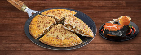 Paratha Pizza Combo: Chk Keema Harissa