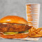 Klassieke Blackened Chicken Sandwich-Combinatie