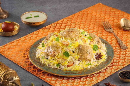 Murgh Afghani Tikka Creamy Chicken Tikka Biryani Serves 1)