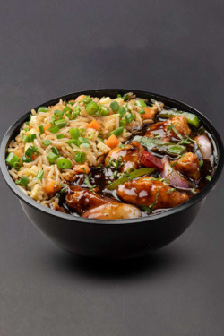 Black Pepper Chicken With Choice Of Rice Bowl