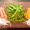 Vegan 'Salmon ' Sashimi 'Tuna ' Sashimi Edamame