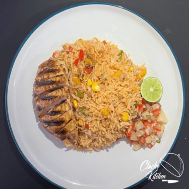 Smoked Paprika Grilled Chicken With Mexican Rice