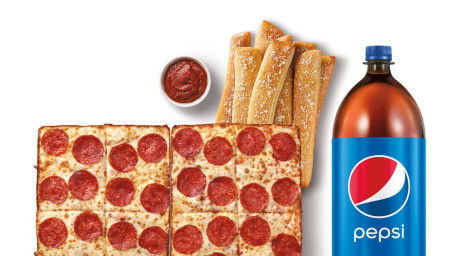 Detroit-Style Deep Dish Meal Deal With Pepsi