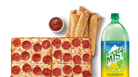 Detroit-Style Deep Dish Meal Deal With Sierra Mist