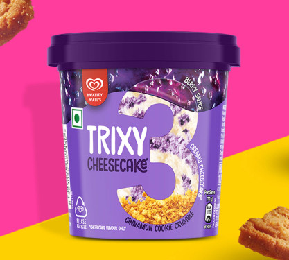 Trixy bosbessen cheesecake ijscoupe