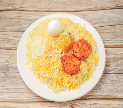 Chicken Tikka Biryani With Egg