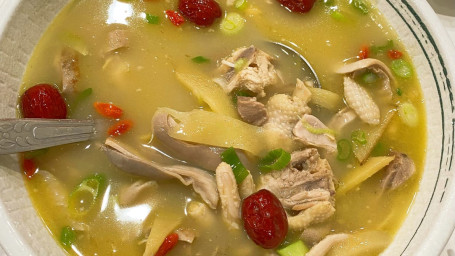Pepper With Hog Maw Chicken Soup