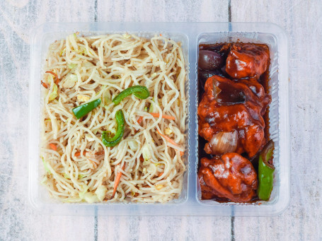 Veg Noodles 4 Pc Chilli Chicken Combo