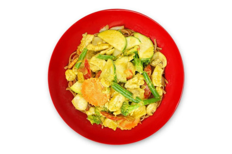 Yellow Coconut Curry Noodle Bowl