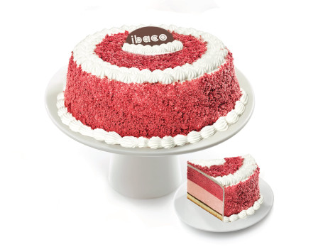 Strawberry Red Velvet Grande Ice Cream Cake