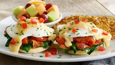 Bacon Spinach Benedict