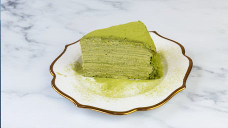 Green Tea Mille Crêpes Cake