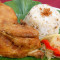 Chicken, Kalesa Fried Chicken Plate (Half)