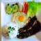 Com Trung Suon Bo Dai Han(Sunny-Side Up Egg with Korean BBQ Rib)